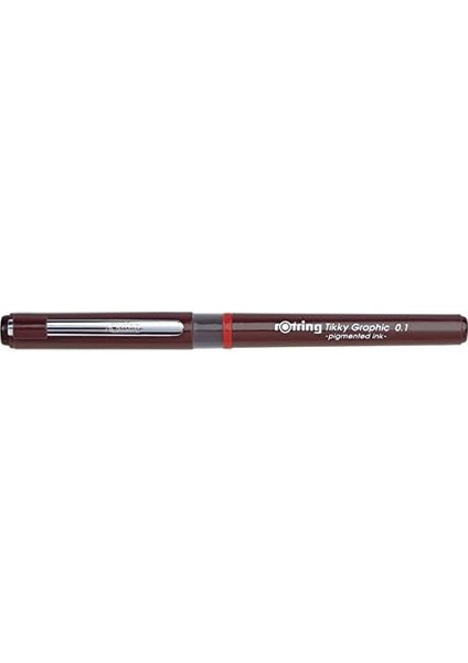 Tikky Graphic Keçe Uçlu Teknik Çizim Kalemi, 0,1 Mm, Siyah Mürekkep, Kahverengi fiyatları