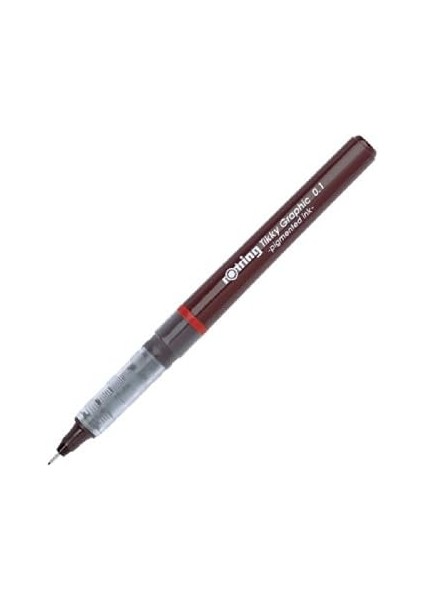 Tikky Graphic Keçe Uçlu Teknik Çizim Kalemi, 0,1 Mm, Siyah Mürekkep, Kahverengi modelleri