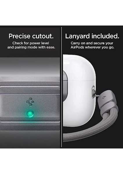 Airpods Pro/pro (2. Nesil) Koruma Kilidi Lock Fit M Metallic Gray - ASD06155