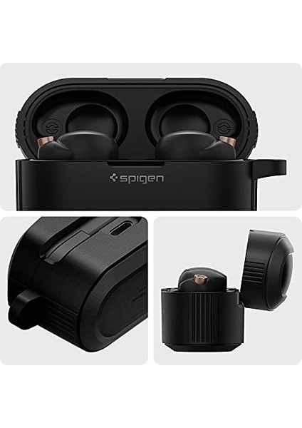 Sony WF-1000XM4 Kılıf Rugged Armor Black - ACS03364