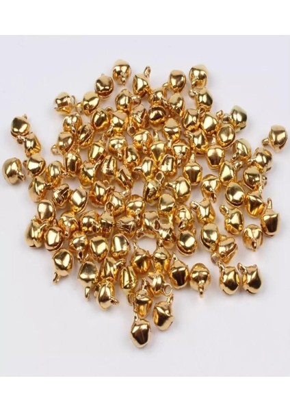 12 mm Karışık Renk Kulplu Zil,çan,çıngırak,metal Amigurumi Zili,takı Aksesuar Yapımı (50)