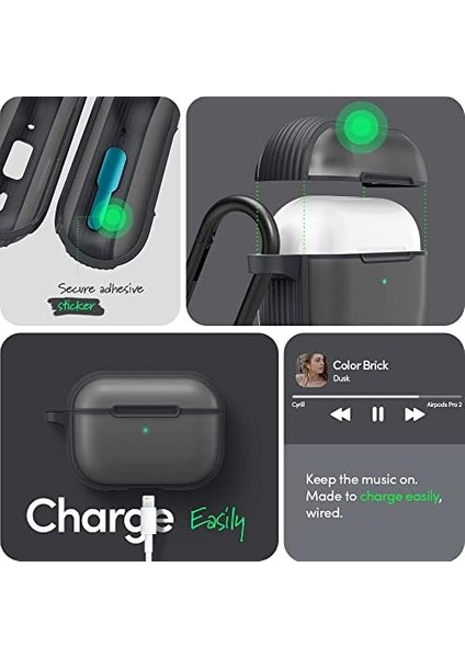 Ciel By Cyrill Airpods Pro (2. Nesil) Kılıf Color Brick Dusk - ACS05326 fiyatları