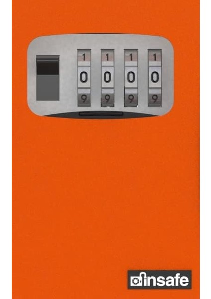 ISC806KEY Şifreli Çelik Kasa, Anahtar Kasası, Anahtar Dolabı, Orange