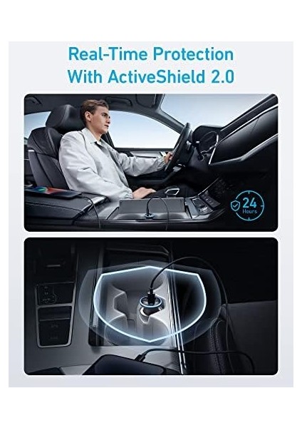 323 Araç Şarj Cihazı, 52.5W, Usb-C Portu Maksimum 30W, Usb-A Portu Ise 22.5W Şarj Gücü, Iphone 14 Pro Sadece 25 Dakikada%50 Şarj, Samsung S23 Sadece 27 Dakikada%50 Şarj