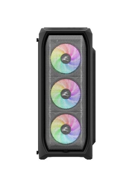 N5 Mf (Se) 4 Adet Rgb Fanlı Megamax 600W 80 Siyah Mesh Metal Panel Gaming Oyuncu Kasası fiyatları