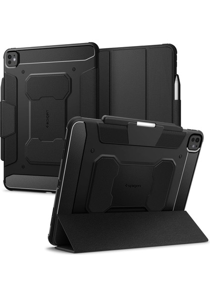 Ipad Pro 13" (2024) Kılıf Rugged Armor Pro Black - ACS07007