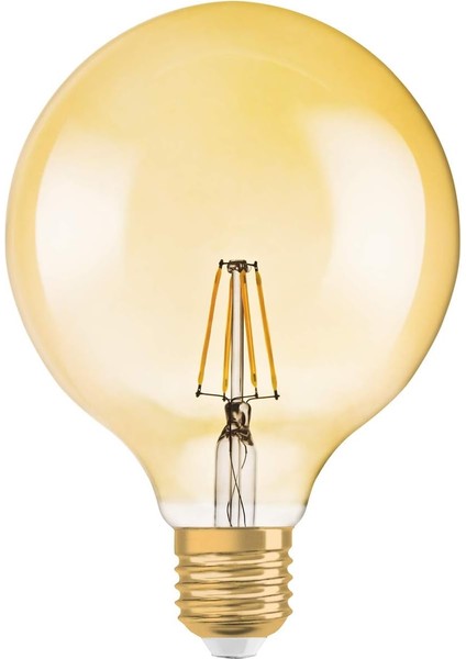 LED Globe Gold Dimlenebilir Sarı Işık 725 Lümen E27 Duy Ampül