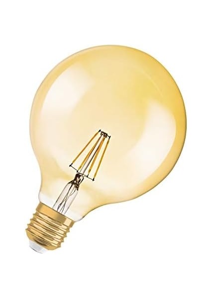 LED Globe Gold Dimlenebilir Sarı Işık 725 Lümen E27 Duy Ampül
