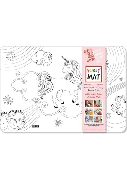 Çocuk Funny Mat Unicorn