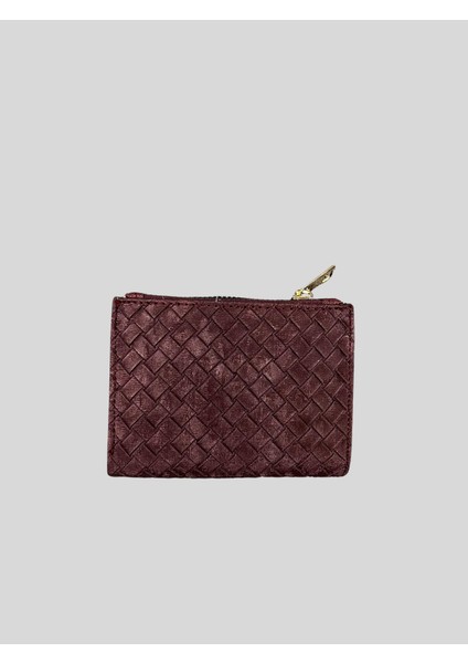 Örgü Desenli Fermuarlı Kartlıklı Cüzdan fiyatları