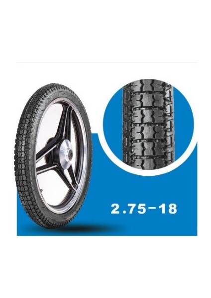 IRAN YASA TIRE & RUBBER Honda CBF, YBR, CG, Arora AR, Jaguar, RKS 125R, Mondial MC Roadracer, Superboy, MH Drift, Hero Glamour, Hunk, Kanuni Breton, Puma, Kuba CG 275-18 TT Tubetype Motosiklet Lastiği