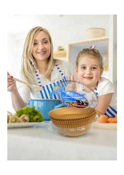 Airfryer Pişirme Kağıdı,fritöz Yağlı Kağıdı 25&apos;li X4 Adet Avantajlı Paket - Toplam 100 Adet