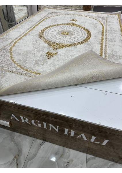 Altın Varaklı Salon Halısı Argın Halı