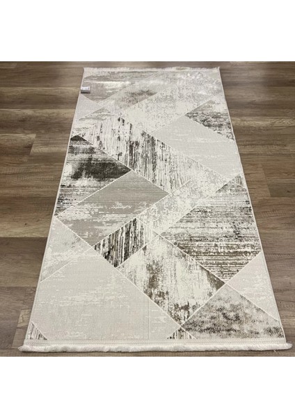 Zenith 1033 Mikrofiber Kaymaz Taban Yıkanabilir Antibakteriyel Modern Halı Mavi Halı