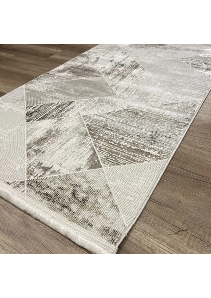Zenith 1033 Mikrofiber Kaymaz Taban Yıkanabilir Antibakteriyel Modern Halı Mavi Halı
