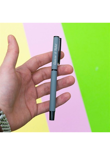 Kişiye Özel Karton Kutulu Metal Roller Kalem - Renk Seçenekli modelleri