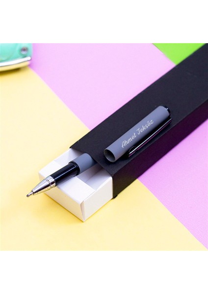 Kişiye Özel Karton Kutulu Metal Roller Kalem - Renk Seçenekli fırsatları