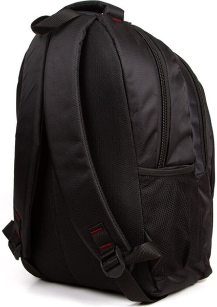 Erkek Siyah Dayanıklı Su Geçirmez Kumaş Fermuarlı Laptop Okul Spor ve Sırt Çantası (32X47CM) NEW032 fırsatları