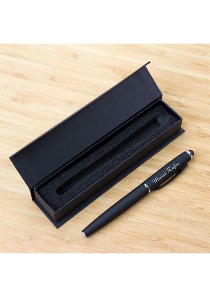 Kişiye Özel Kutulu Roller Imza Kalem - Siyah Mat fiyatları