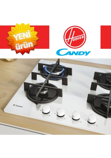 Alvaro Turbolu 6 Proğramlı Ankastre Set ( HON602W + Candy CVG6WW + HCH6MXTK Inox )