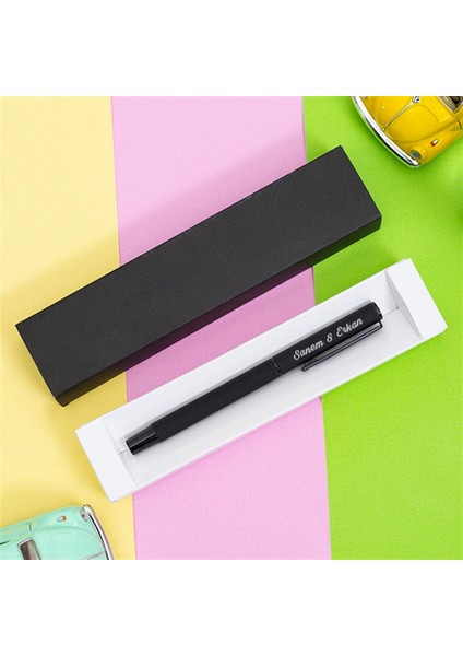 Kişiye Özel Karton Kutulu Metal Roller Kalem - Renk Seçenekli
