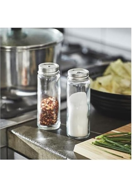 Tuzluk Karabiberlik 2&apos;li Set, Cam Paslanmaz Çelik, 12CM - 2 Parça (Citronhaj) fiyatları