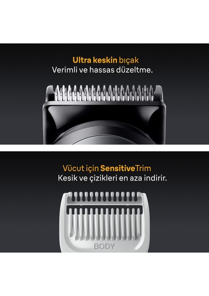Hepsi Bir Arada Series 5, 7’si 1 Arada Tıraş Kiti, Keskin Bıçak, Vücut Tıraşı AIO5520