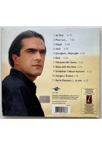 Fahir Atakoğlu As One CD (Orijinal Dönem Baskı Cd) fiyatları