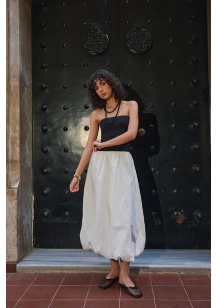 Siyah Fiyonk Detaylı File Kadın Terlik modelleri