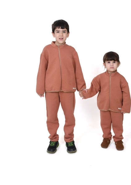 Fermuarlı Kapitone Eşofman Takımı