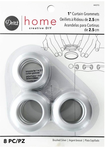 2,5 Cm, Nikel Perde Halkaları, 1, 8 Adet