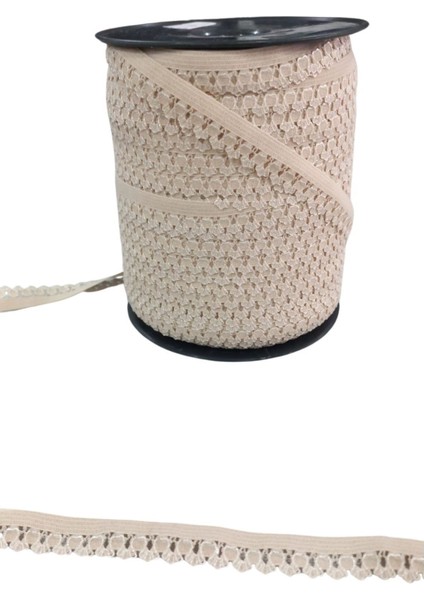 Çamaşır Askısı Şerit En 1 cm Bej 1 Metre