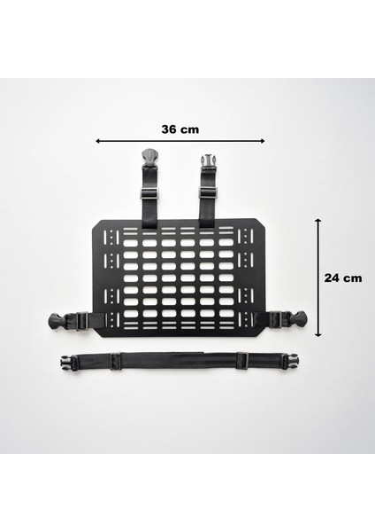 Araç Koltuk Arkası Molle Panel Organizer | Metal | Taktik ve Kamp Eşyası Uyumlu
