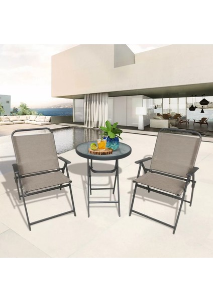 Bistro Katlanır Masa ve Sandalye Seti BKMS02 modelleri