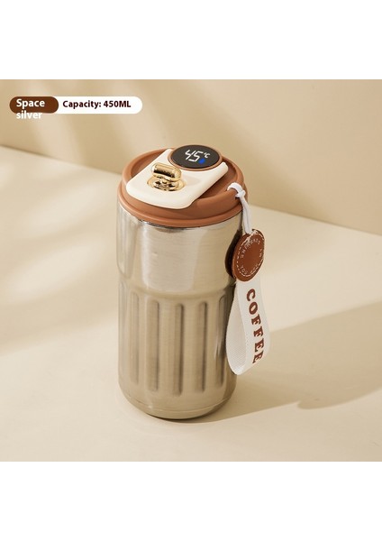 Akıllı Sıcaklık Göstergesi 316 Paslanmaz Çelik Yalıtım Kabı Yüksek Değerli Taşınabilir Su Dağı Basit Dak (Yurt Dışından)