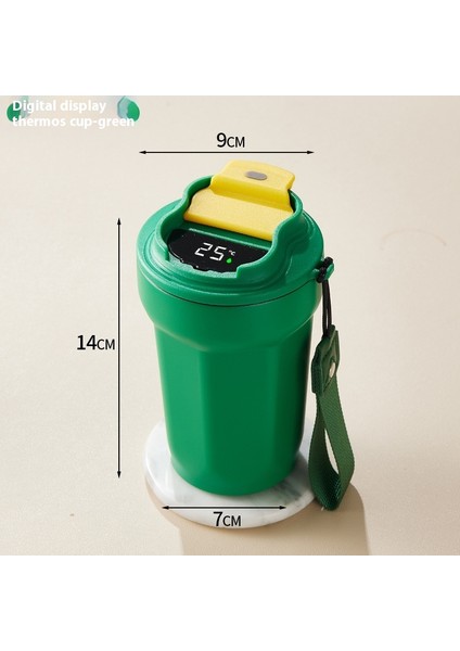 Akıllı Sıcaklık Göstergesi 316 Paslanmaz Çelik Yalıtım Kabı Yüksek Değerli Taşınabilir Su Dağı Basit Dak (Yurt Dışından)