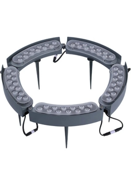 12 Watt Bahçe Armatürü LED Palmiye Ağaç ve Sütun Aydınlatma IP68 Dış Mekan Bahçe Aydınlatma Sarı (Amber)