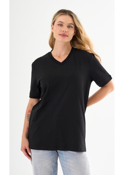 Pierre Cardin V Yaka Basic T-Shirt