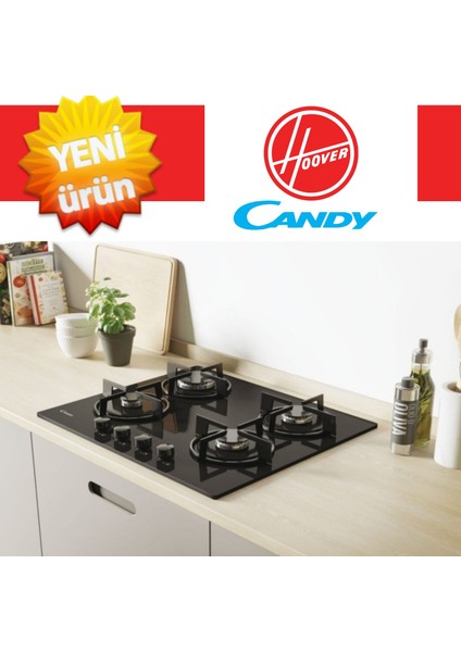 Livento Turbolu 6 Proğramlı Ankastre Set ( HON602W + Candy CVW6BB Siyah + HDG6C1GBTK Siyah )