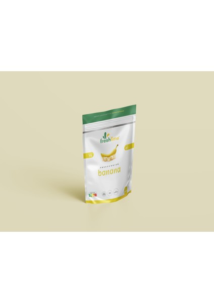 Muz Kuru Meyve Cipsi - Dondurularak Kurutulmuş Freeze Dried Çıtır Muz indirimleri
