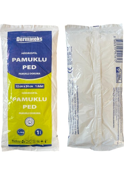 Hidrofil Pamuklu Ped 12 x 24 cm x 3 Paket modelleri