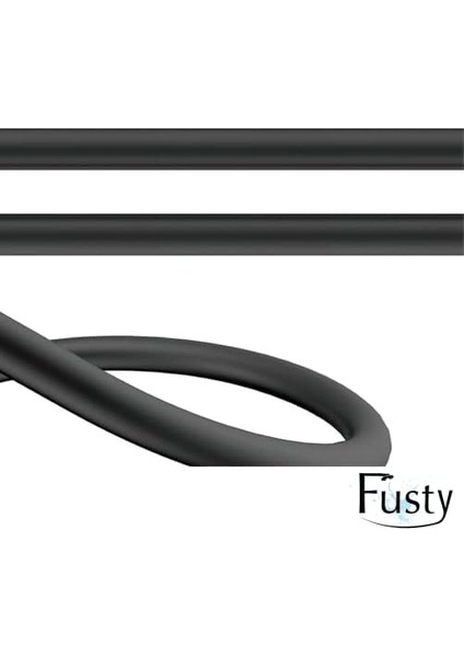 Black Paslanmaz Kopmaz Patlamaz Pvc Duş Hortumu - Yüksek Lüx Duş Spirali - Tüm Duş Setleri/duş Başlıkları ile Uyumlu (G1/2) - 150CM Siyah fiyatları