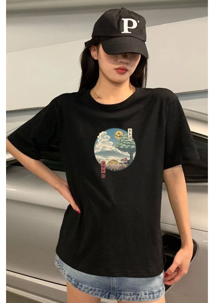 Unisex Neighbor S Ukiyo E Baskılı Kısa Kol T-Shirt fiyatları