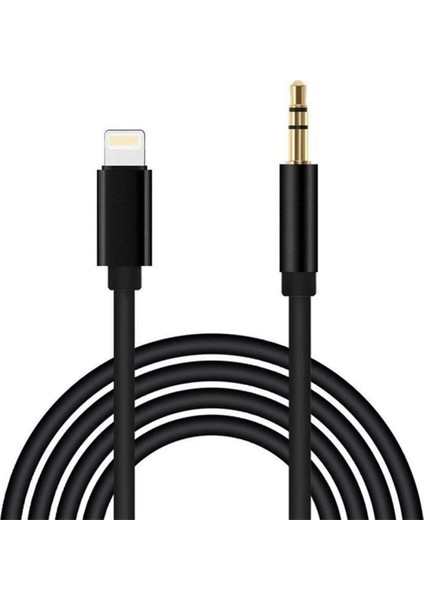 Concord Iphone Lightning Aux Kablosu 3.5mm JH-023 - Siyah