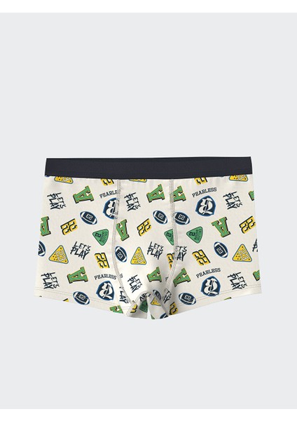 Yeni Sezon Baskili Erkek Cocuk Boxer 3'lu - S5HN51Z4