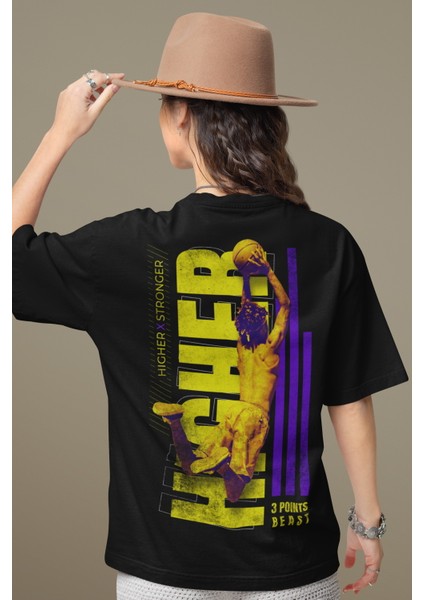 Zuno Kadın Comfort Fit Hıgher Baskılı T-Shirt