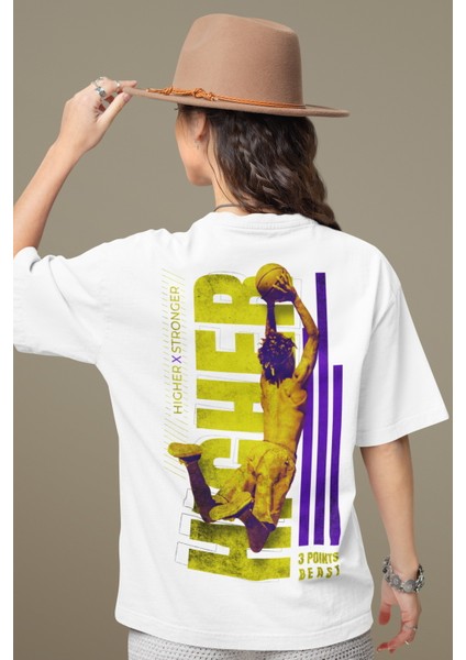Zuno Kadın Comfort Fit Hıgher Baskılı T-Shirt