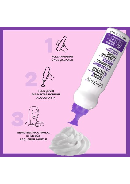 Shake N Repair 7 / 24 Düzleştirici Onarıcı Bakım Köpüğü 150 ml fırsatları