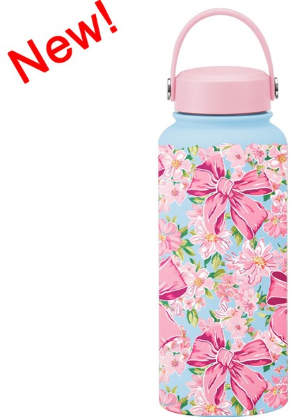 1l Yalıtımlı Dak Büyük Kapasiteli Geniş Ağızlı Taşınabilir Vakumlu Spor Su Isıtıcısı Açık Baskı Su Dağı Kadın (Yurt Dışından)