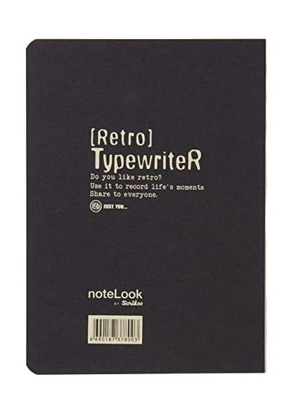 Tekstil Kapak Typewriter 32K Multi White Defter fiyatları